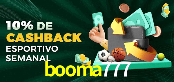 10% de bônus de cashback na booma777